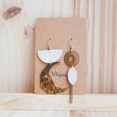 Atelier réaliser ses boucles d'oreilles en cuir upcyclé et acier inoxydable