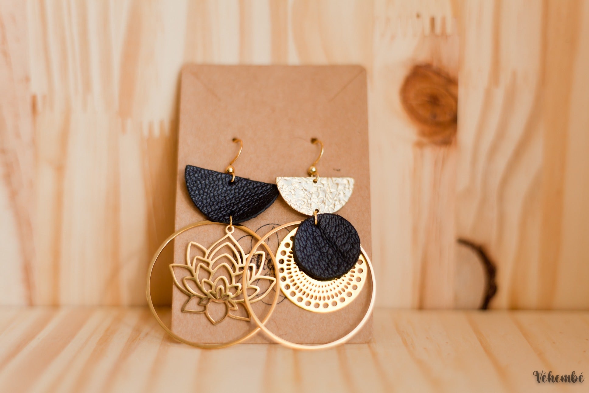 Atelier réaliser ses boucles d'oreilles en cuir upcyclé et acier inoxydable