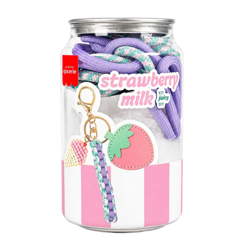 Kit Canette Bag Charm Pshiiit - Strawberry Milk