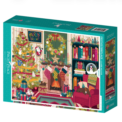 Puzzle 2000 Pièces - Cheminée de Fêtes