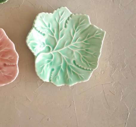 Coupelle feuille de vigne en céramique