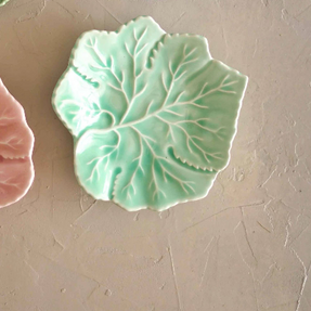 Coupelle feuille de vigne en céramique