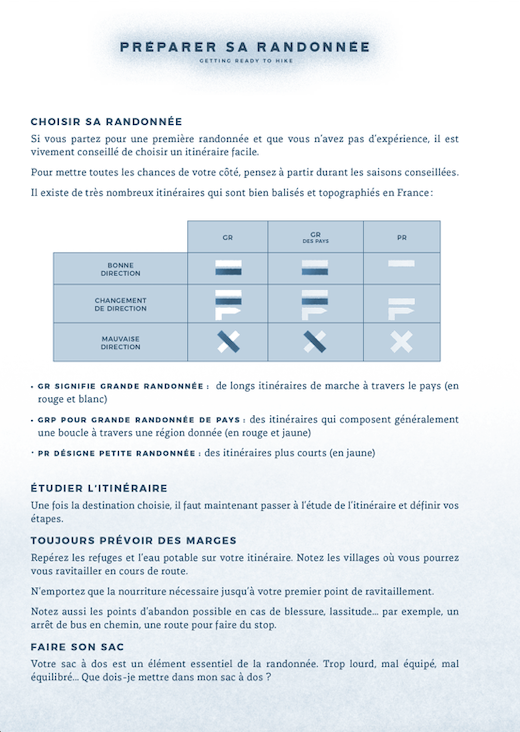 Carnet de randonnée A6
