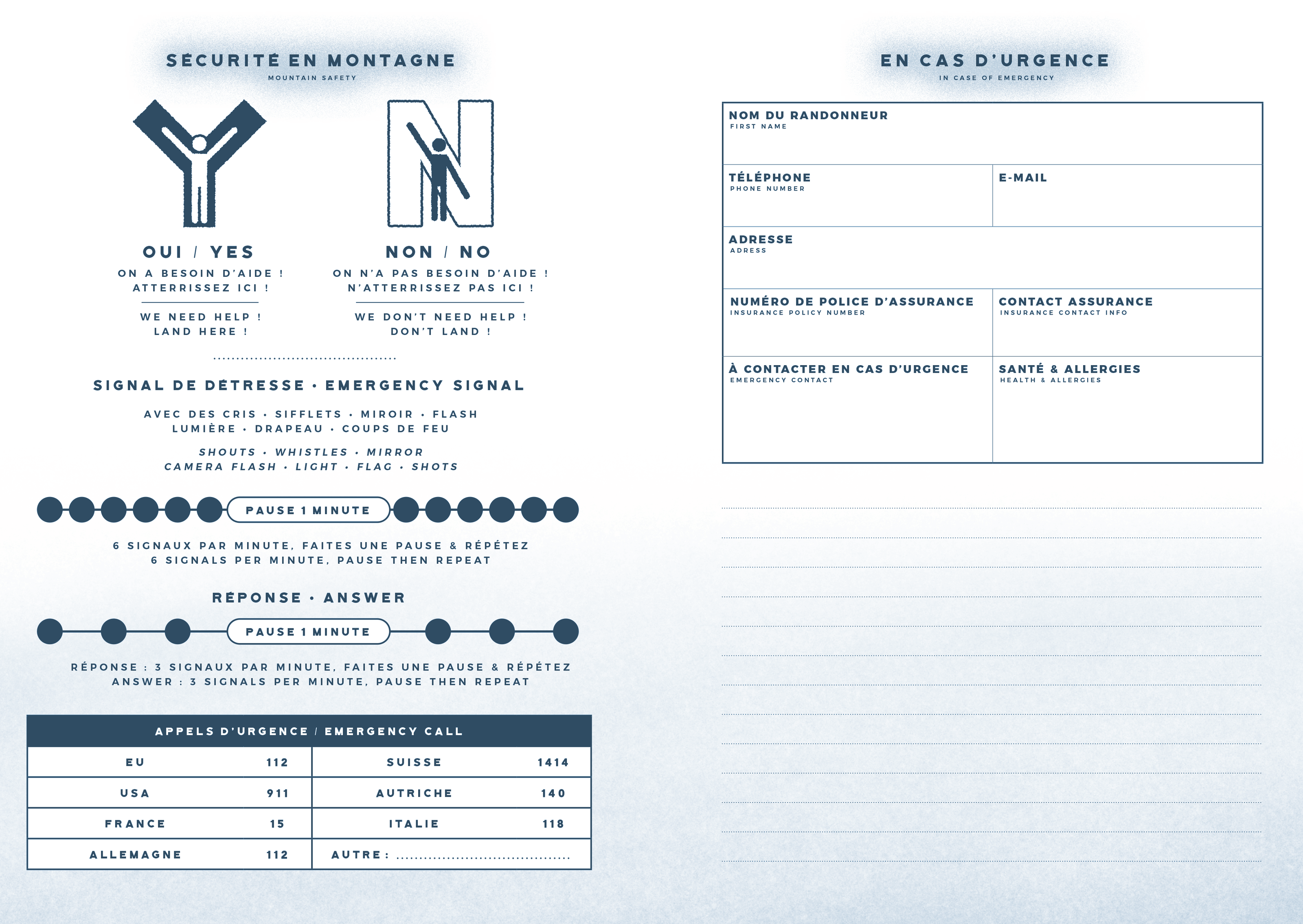Carnet de randonnée A6