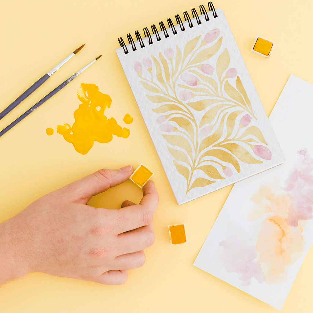 Coloring Book A6 - Floral #1