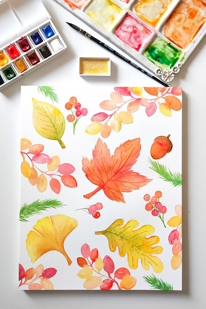 Atelier aquarelle : Feuillages d'automne - 19/09/26