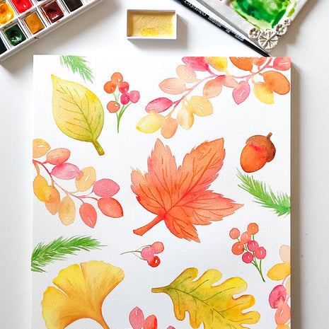Atelier aquarelle : Feuillages d'automne - 19/09/26