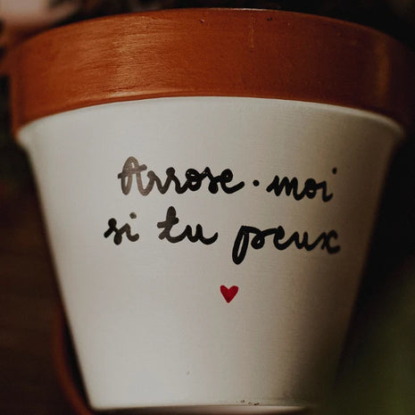 Pot "Arrose-moi si tu peux"