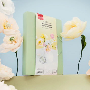 Kit créatif - Mes fleurs en papier crépon