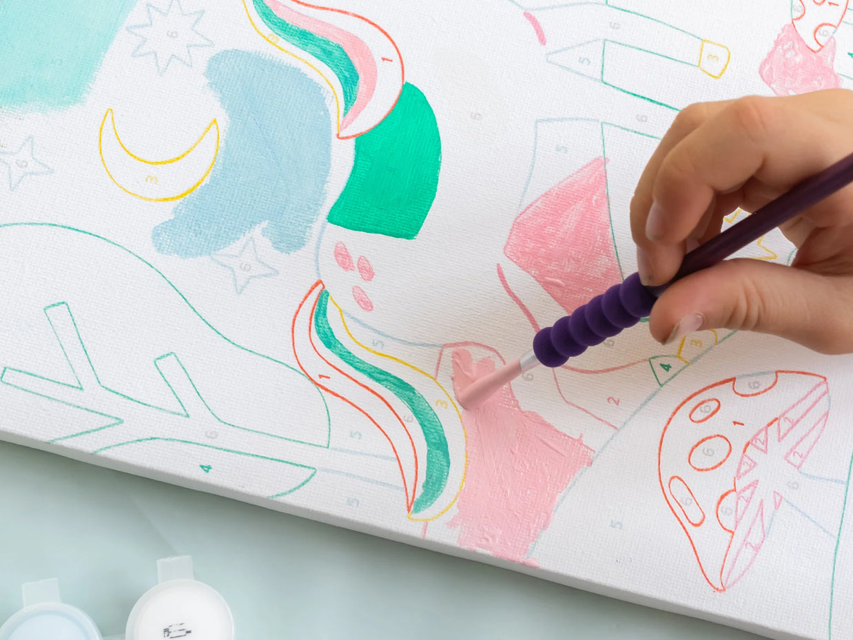 Peinture Numéro enfant - Licorne et Piou