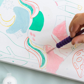 Peinture Numéro enfant - Licorne et Piou