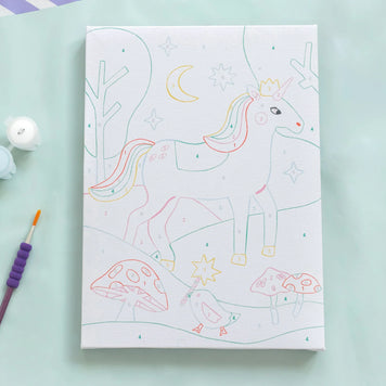 Peinture Numéro enfant - Licorne et Piou