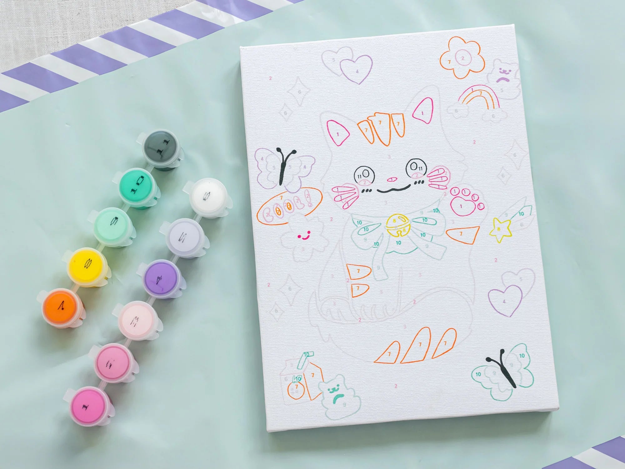 Peinture Numéro enfant - Maneki Neko