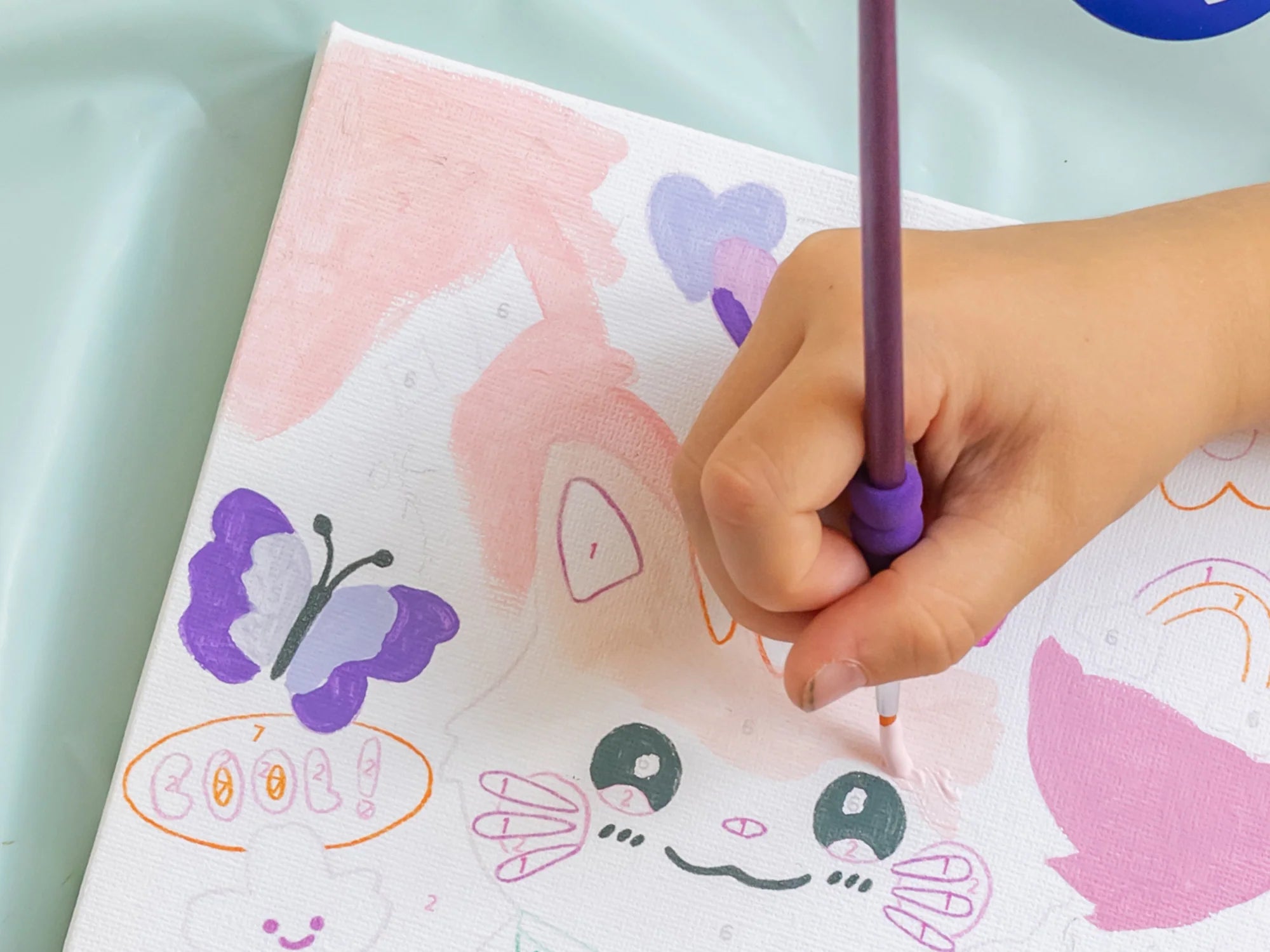 Peinture Numéro enfant - Maneki Neko