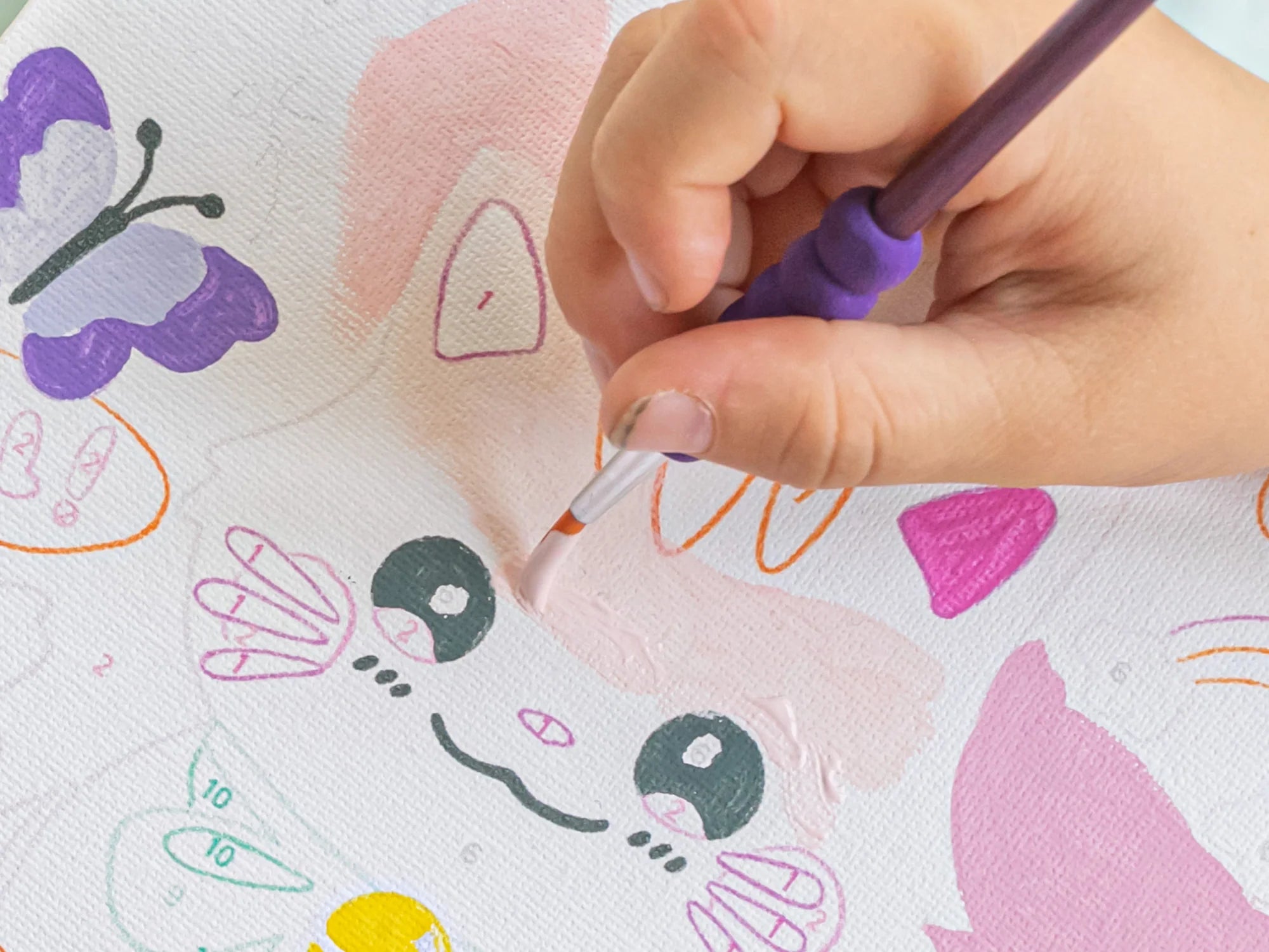 Peinture Numéro enfant - Maneki Neko