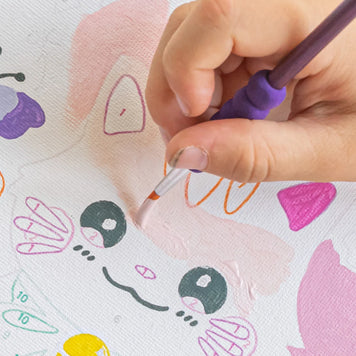 Peinture Numéro enfant - Maneki Neko