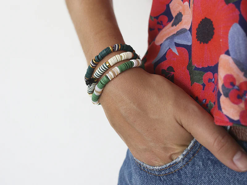 Kit DIY Bijouterie - Mes bracelets tendances Heishi