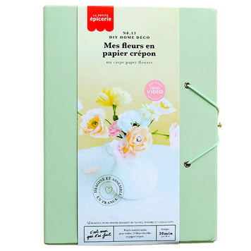Kit créatif - Mes fleurs en papier crépon