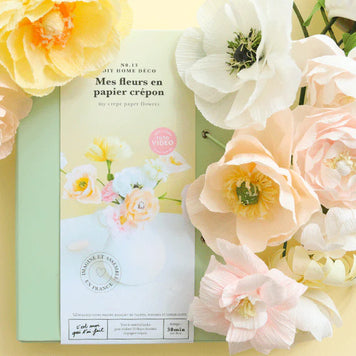 Kit créatif - Mes fleurs en papier crépon
