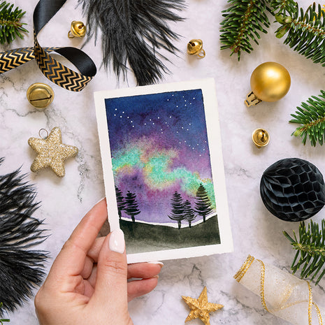 Atelier aquarelle : Cartes festives - 14/11/26