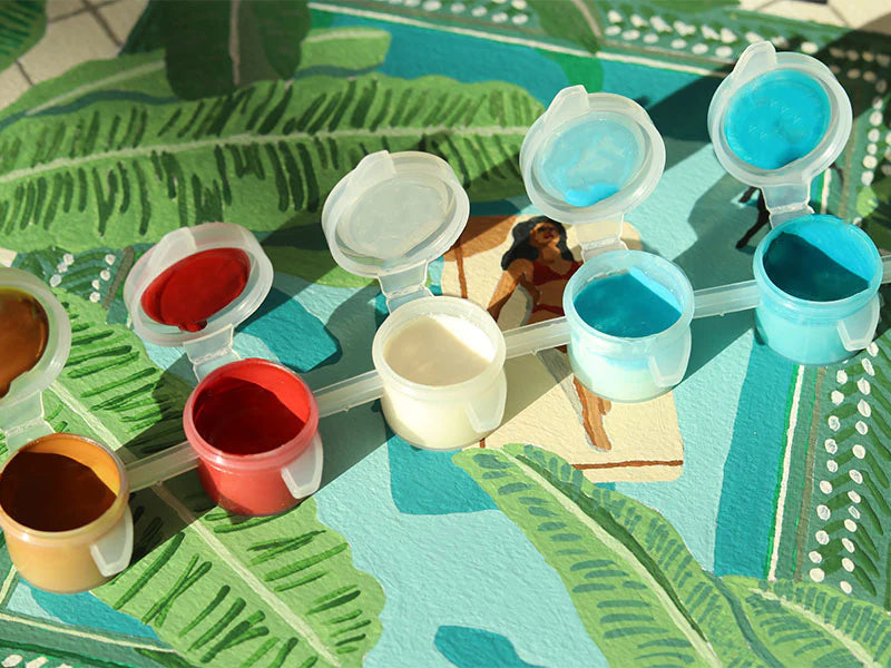 Coffret peinture au numéro - Daydreaming par Nora Dong