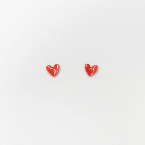 Puces d'oreilles en céramique - Pâquerette, Coeur ou Pastèque