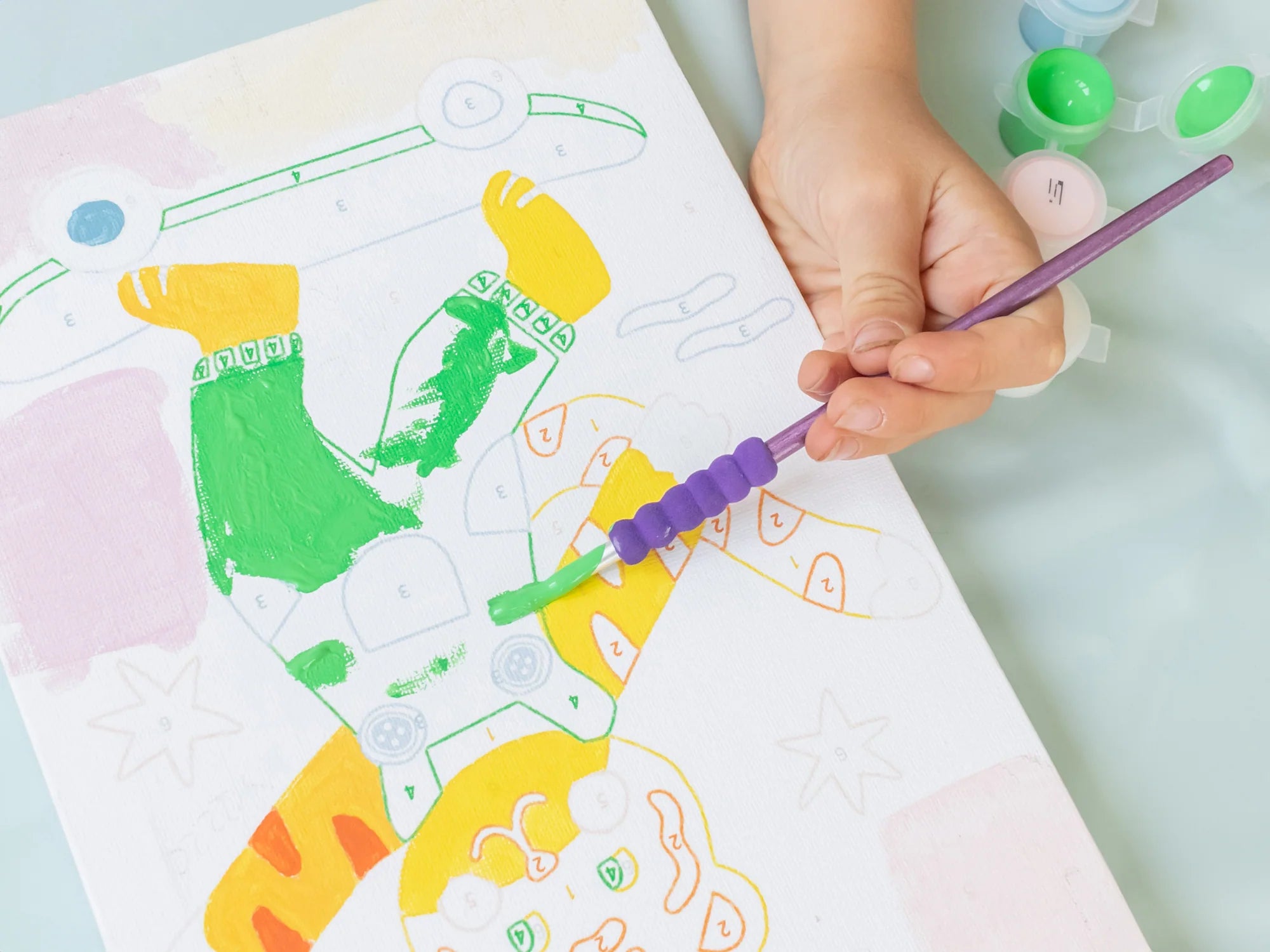 Peinture Numéro enfant - Titi Skate