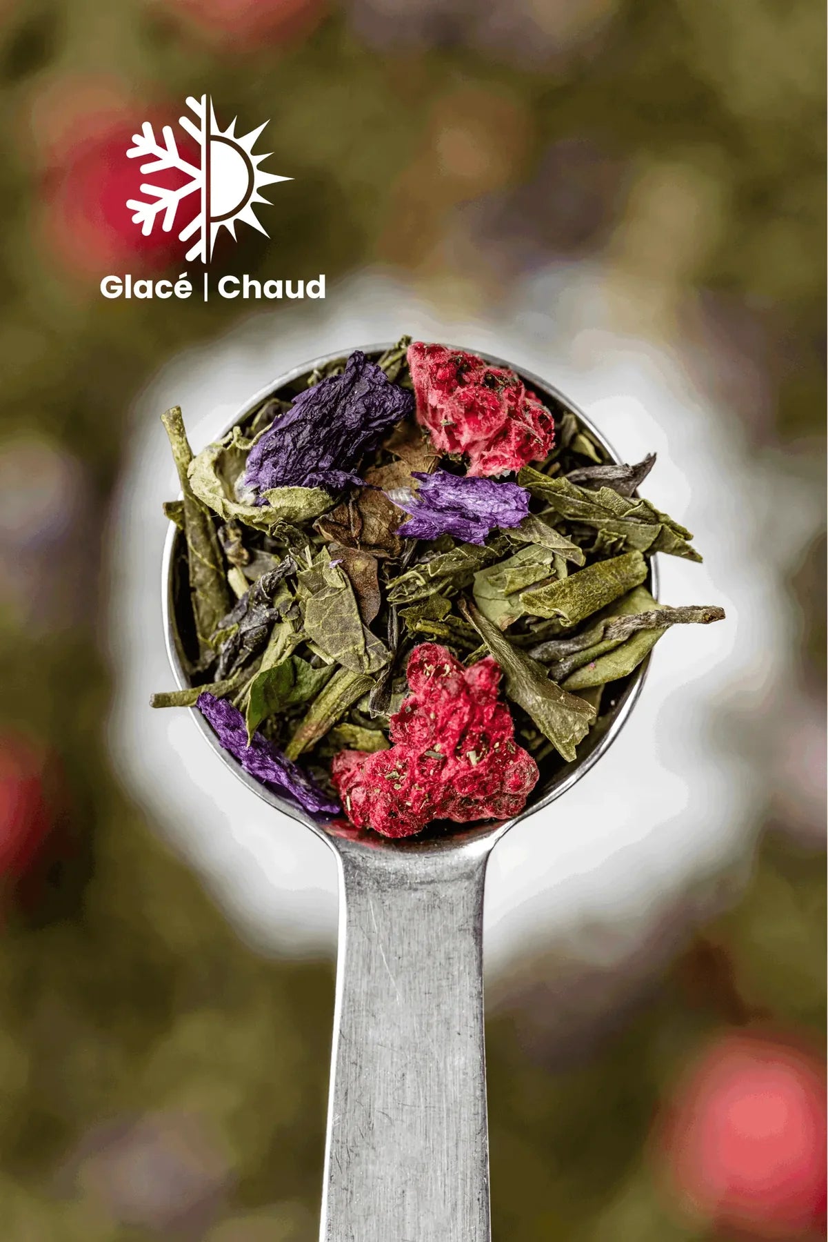 Thé vert bio Violette Framboise - 100g