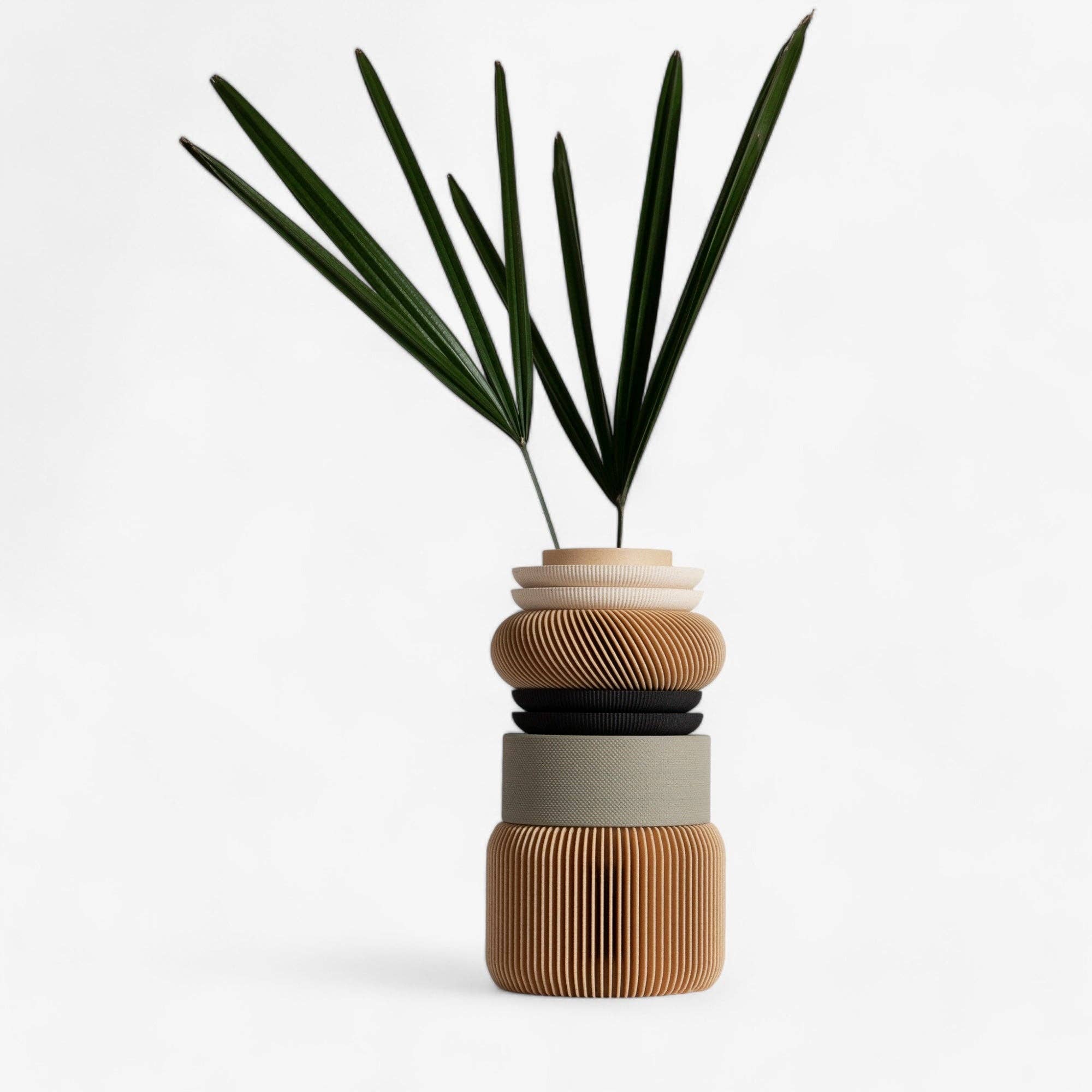 Vase modulaire olive
