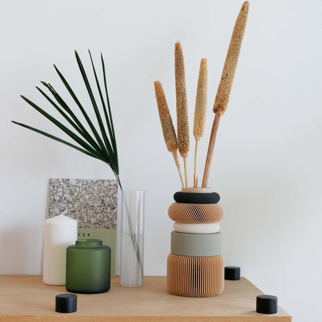 Vase modulaire olive décoration 