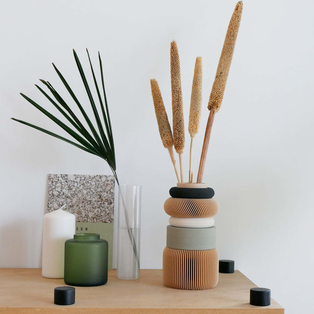 Vase modulaire olive décoration 