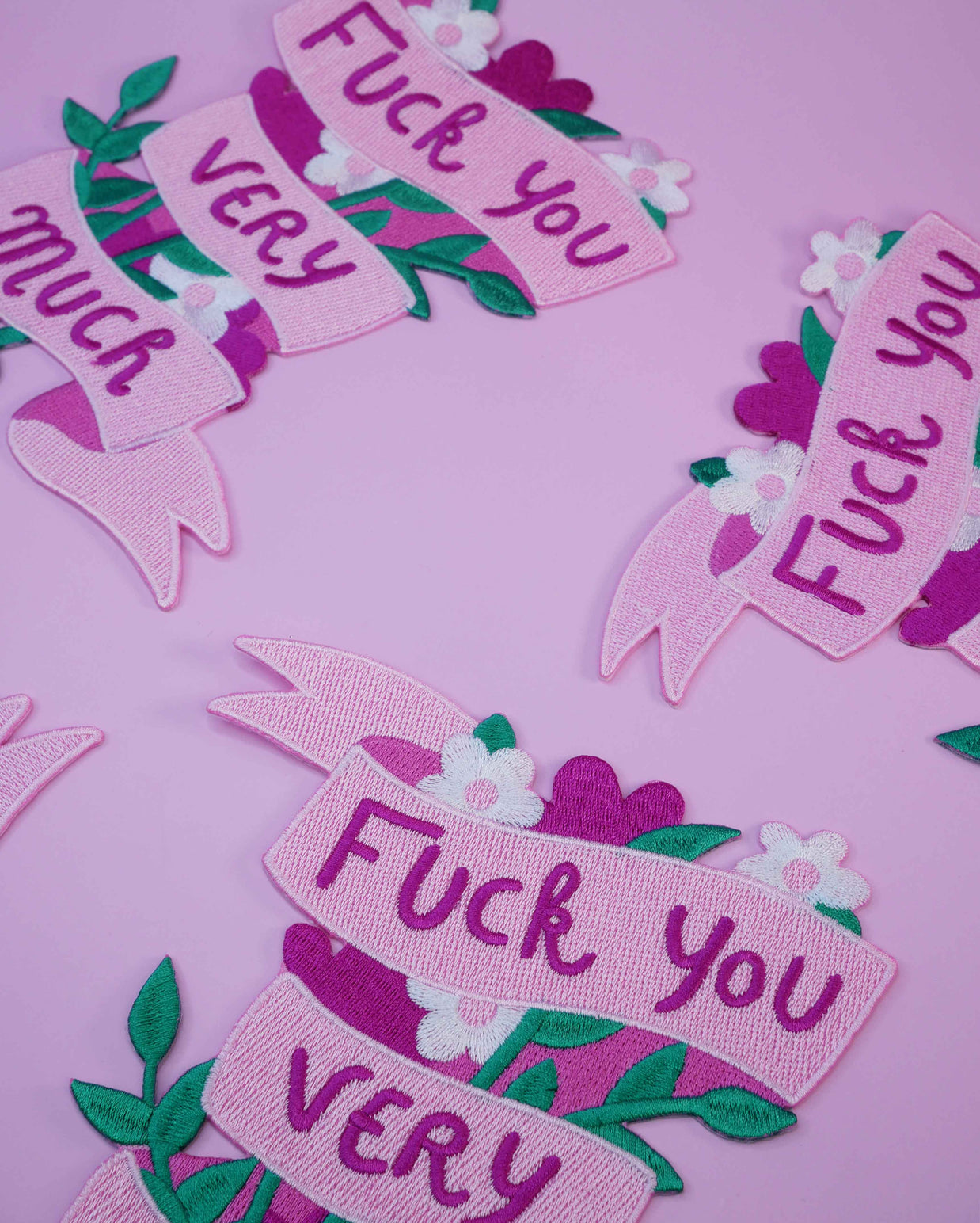 Patch Thermocollant F*ck You Very Much XL