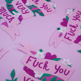 Patch Thermocollant F*ck You Very Much XL