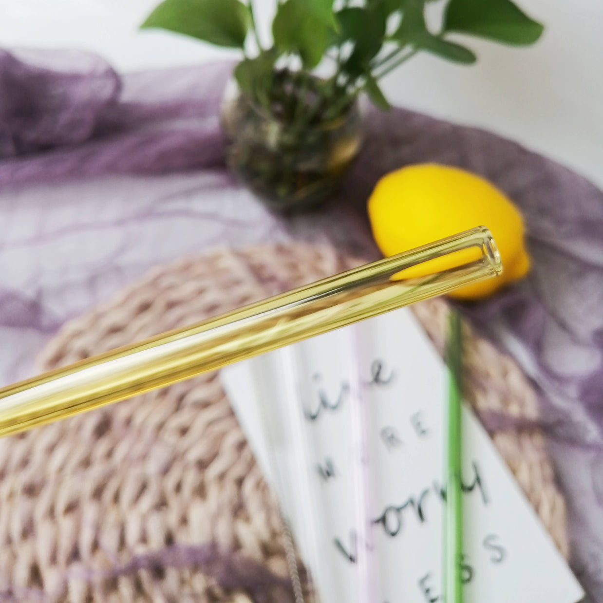 Paille en verre