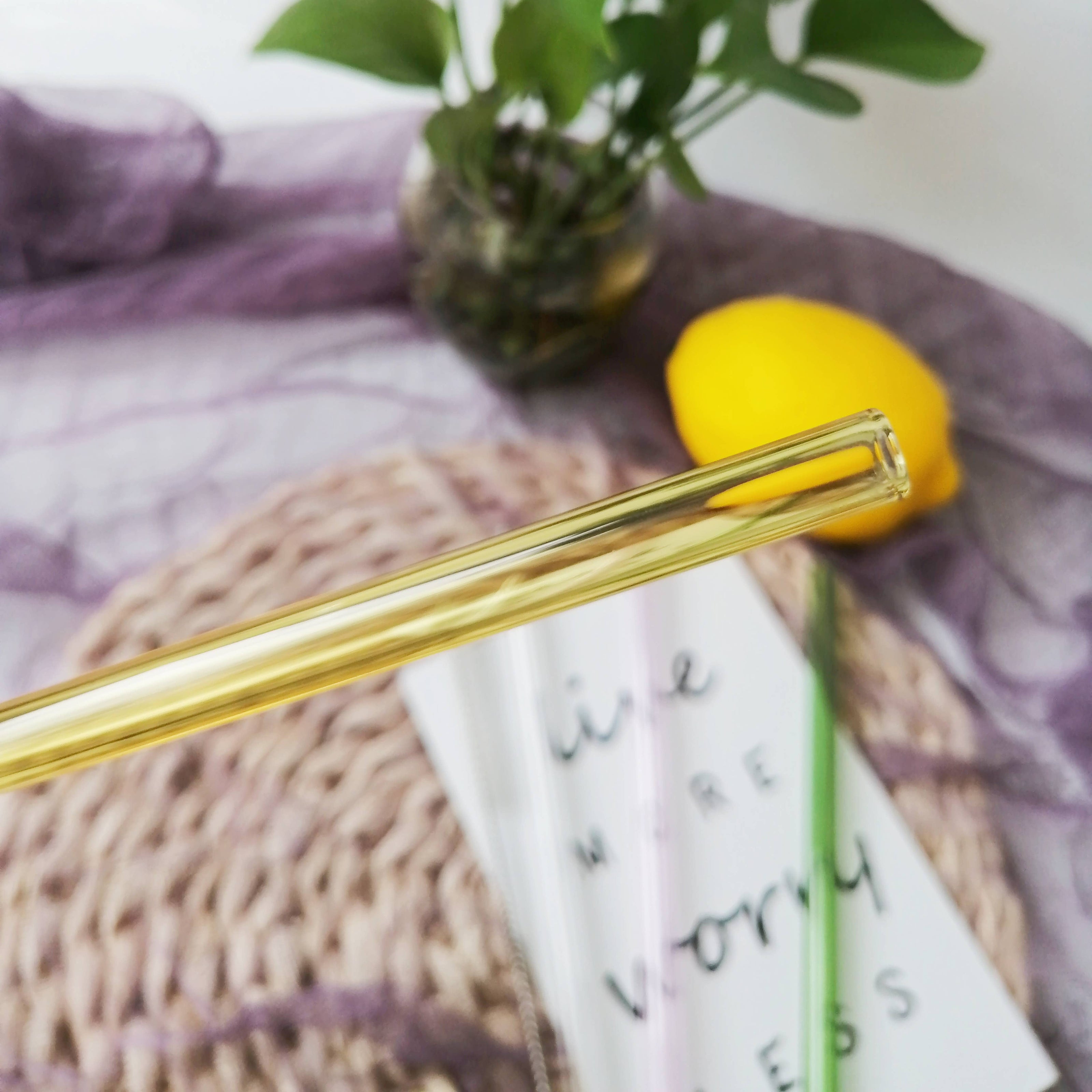 Paille en verre