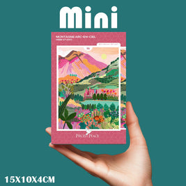 Mini-Puzzle 96 Pièces • Rainbow Mountain