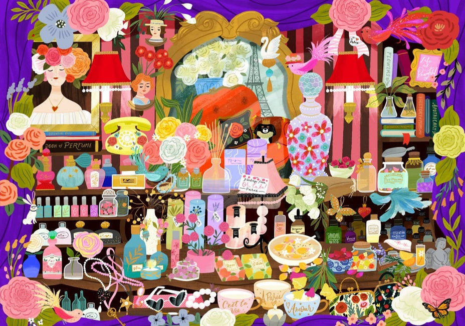 Puzzle 2000 pièces - Parfumerie Parisienne