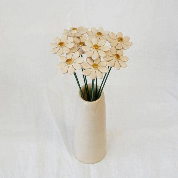 Petite Marguerite • Fleur en Céramique