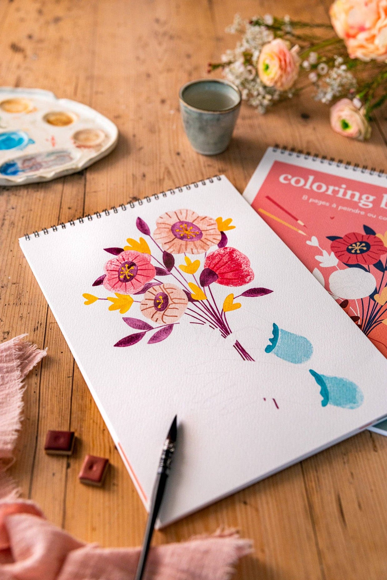 Coloring book A4 - Entre tes mains