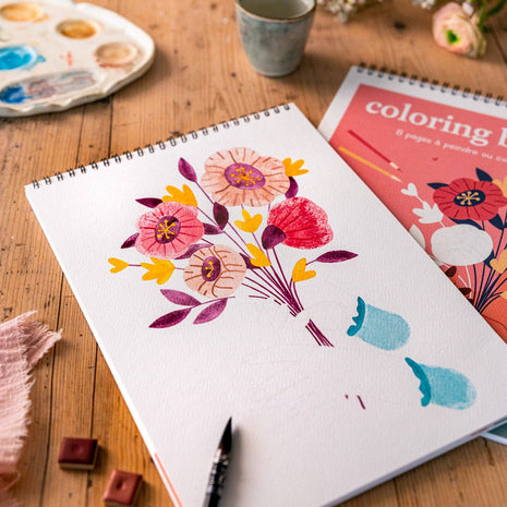Carnet de coloriage A4 - Entre tes mains