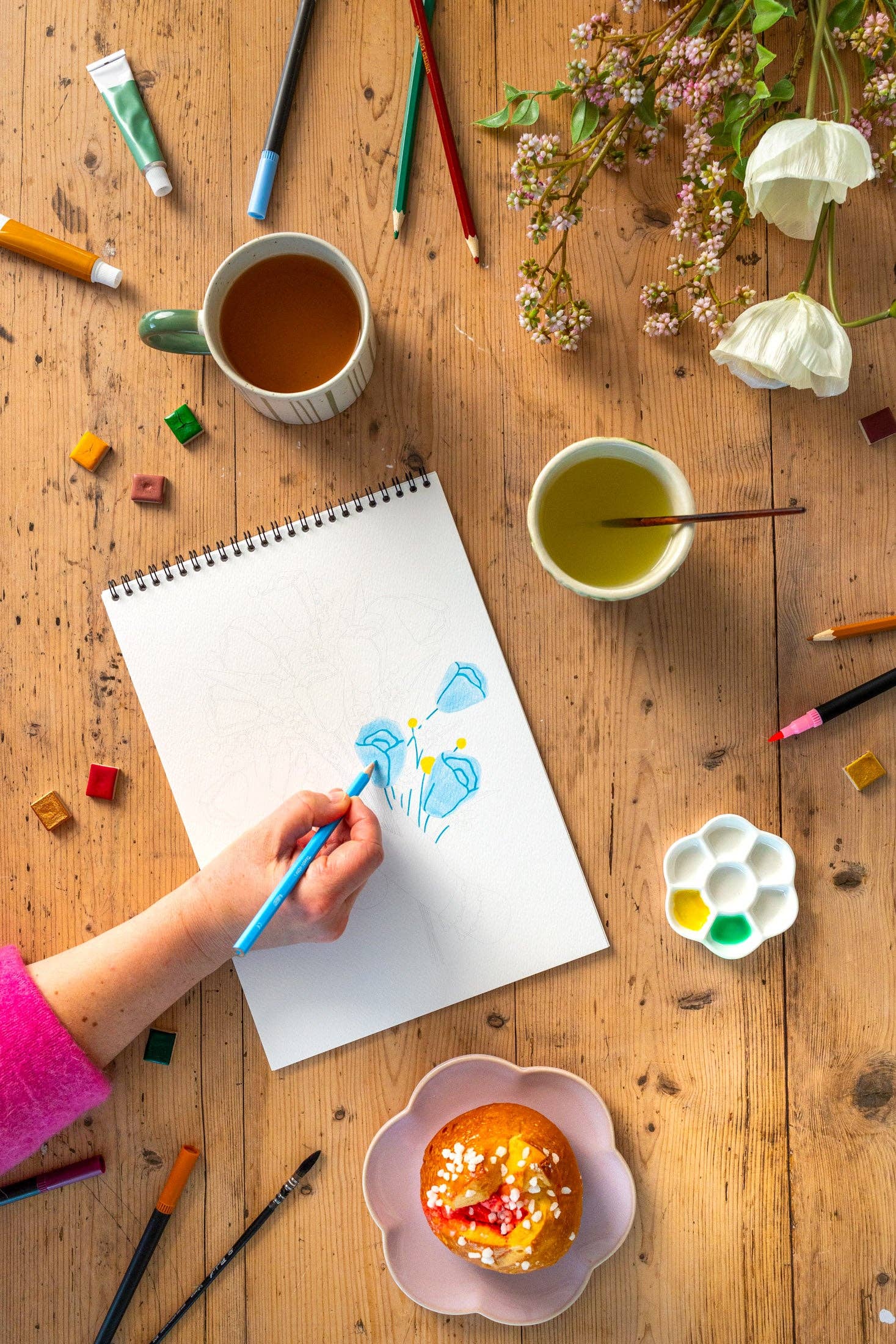 Coloring book A4 - Entre tes mains