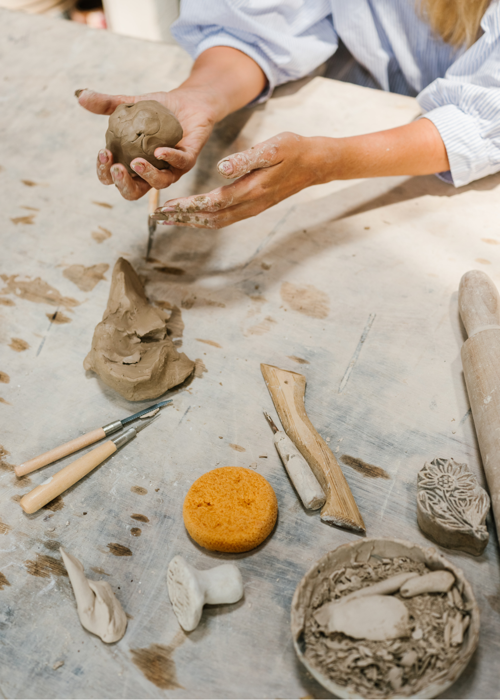 Atelier modeler et décorer sa céramique personnalisée - 21/11/26