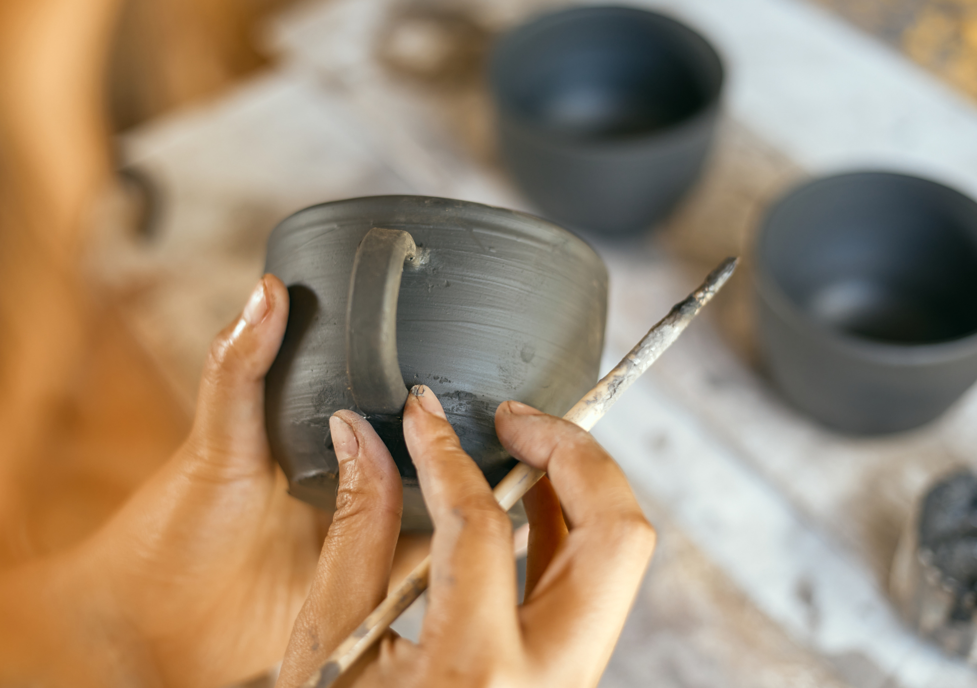 Atelier modeler et décorer sa céramique personnalisée - 21/11/26