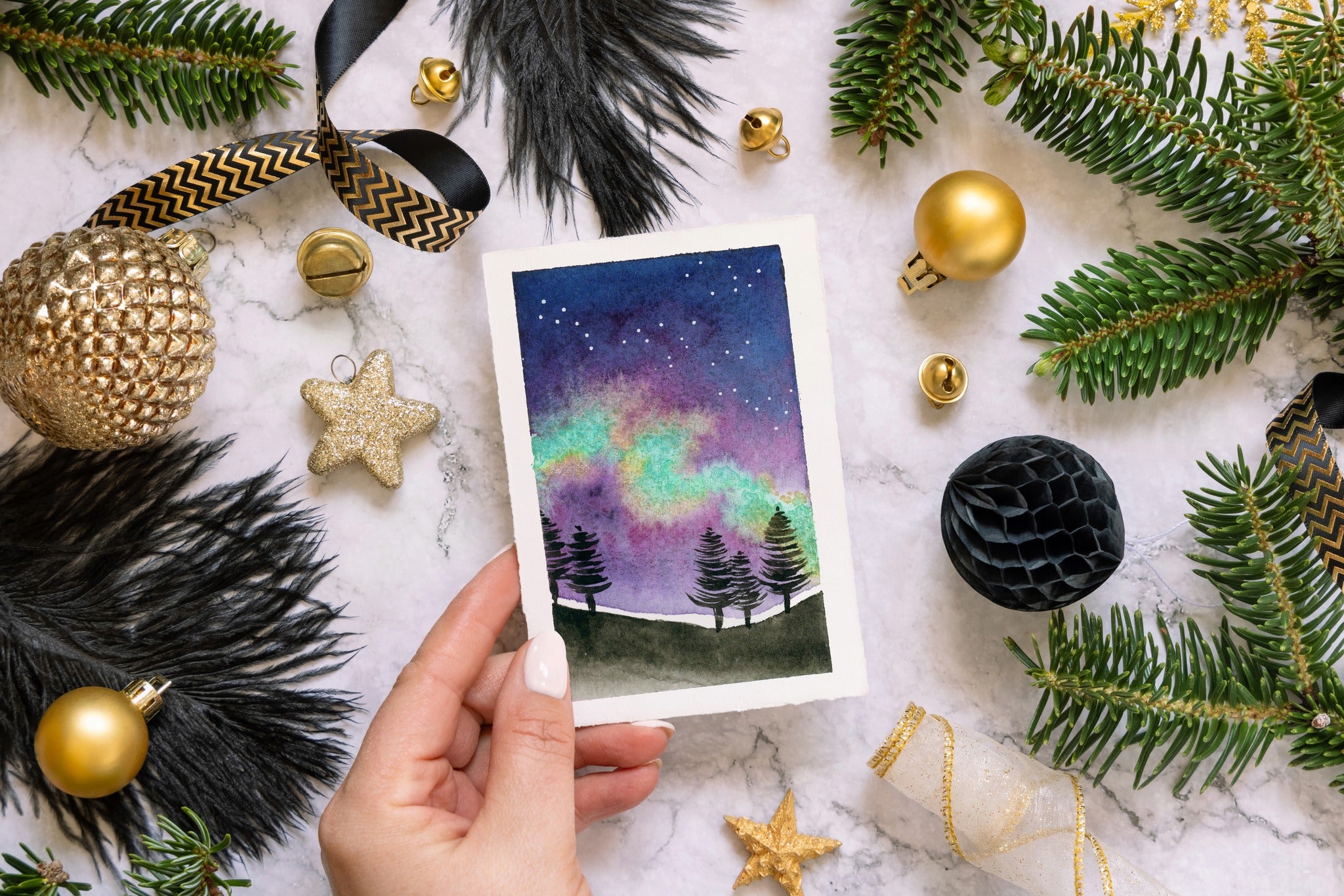 Atelier mini paysages de l’hiver à l’aquarelle - 23/01/27