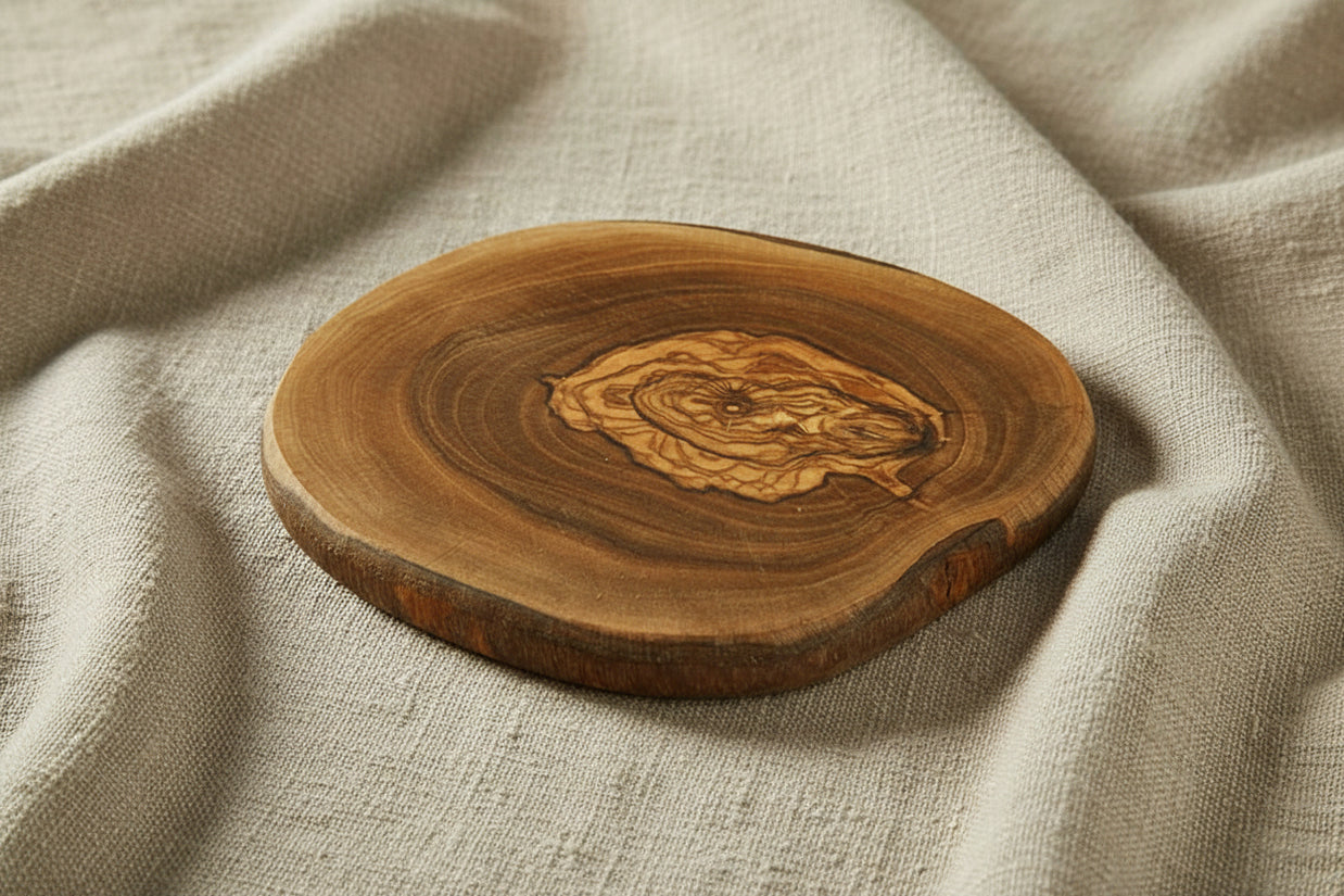 Sous-plat en bois d'olivier