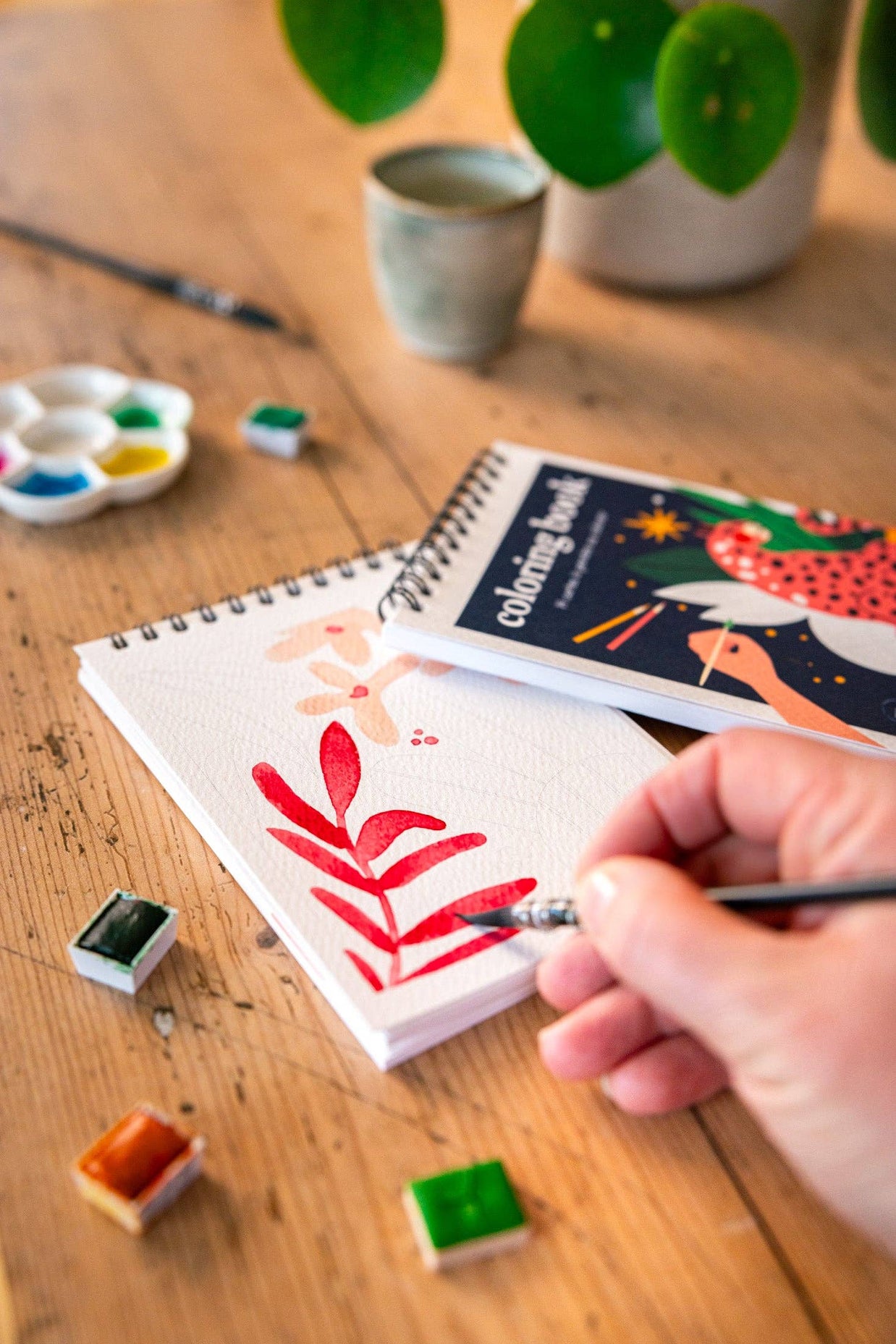 Coloring book A6 - Wild