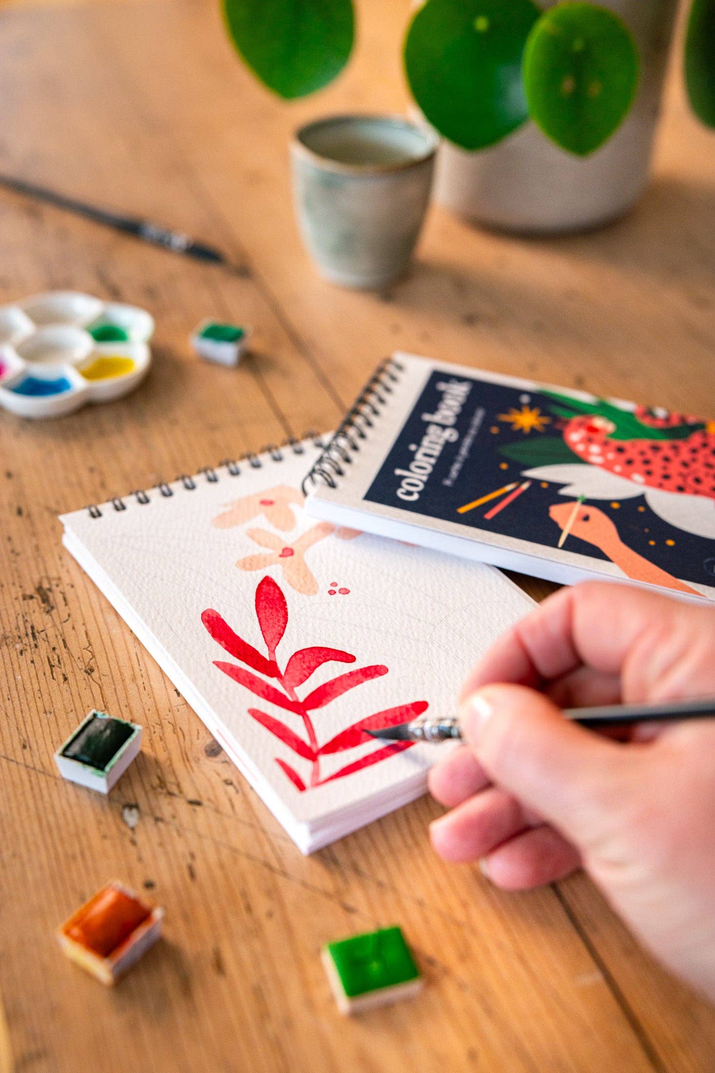 Coloring book A6 - Wild