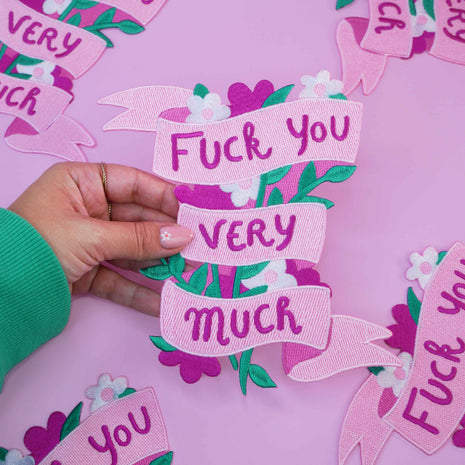 Patch Thermocollant F*ck You Very Much XL