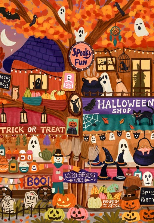 Puzzle 1000 Pièces • Le Marché des Sorcières