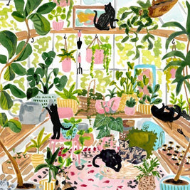 Puzzle 500 Pièces • Chats Botanistes